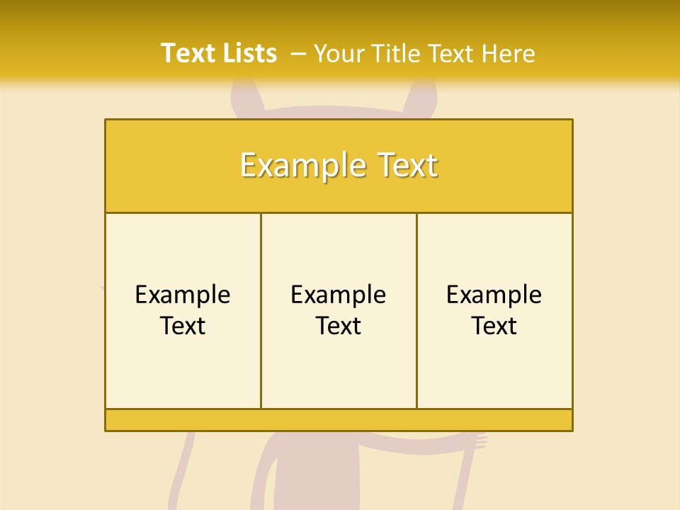 Illustration Luck Funny PowerPoint Template