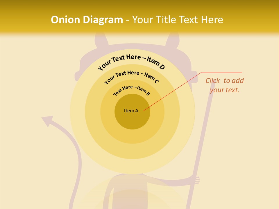 Illustration Luck Funny PowerPoint Template