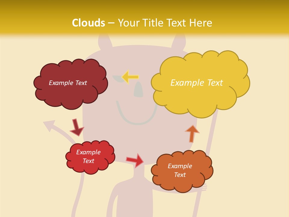 Illustration Luck Funny PowerPoint Template