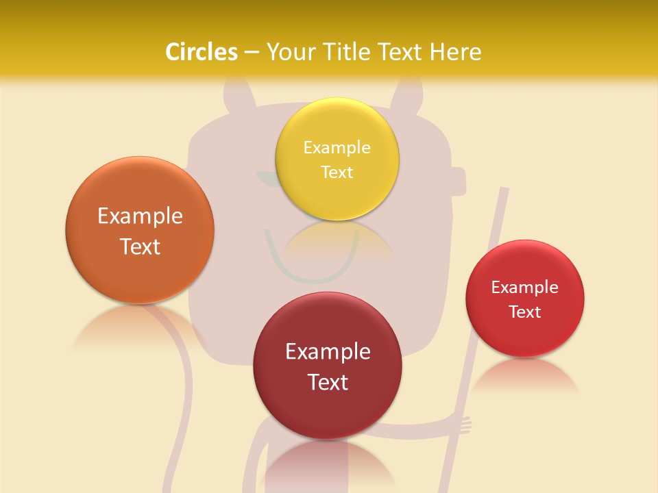 Illustration Luck Funny PowerPoint Template