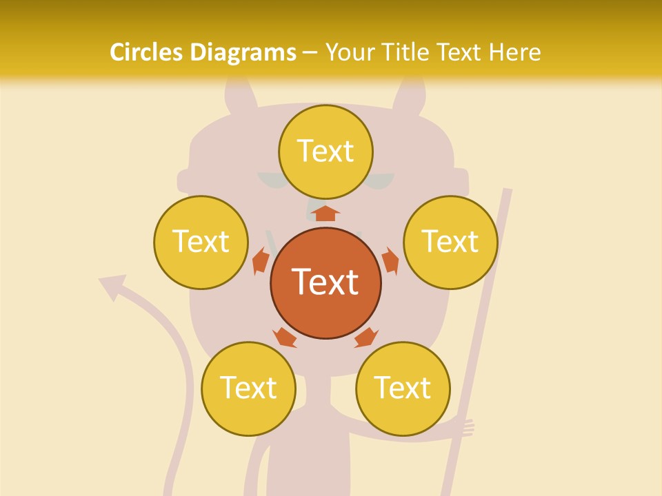 Illustration Luck Funny PowerPoint Template