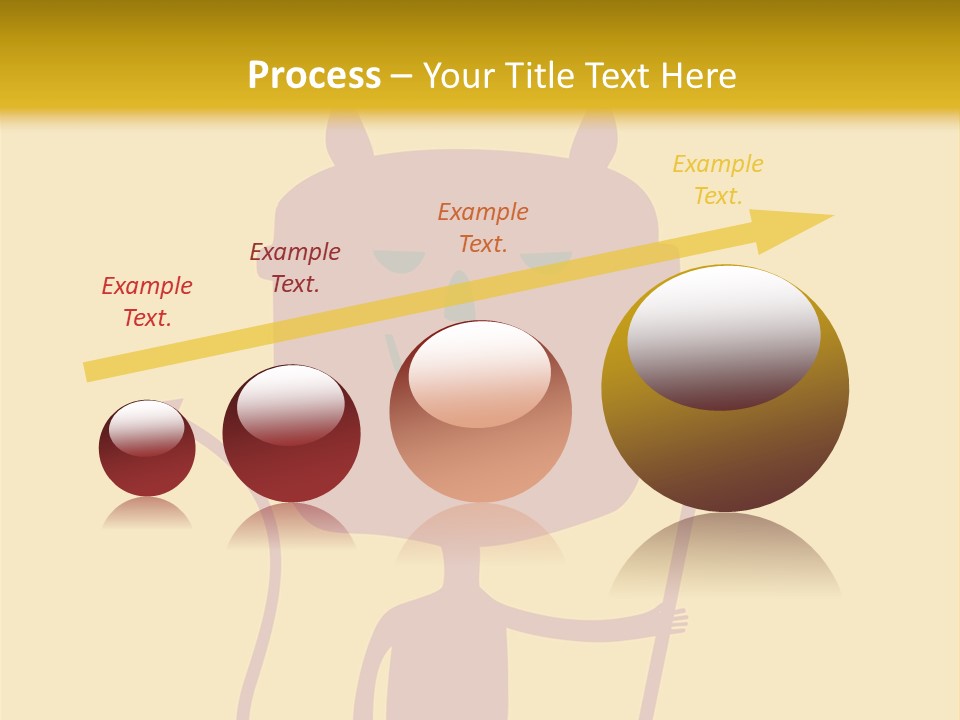 Illustration Luck Funny PowerPoint Template