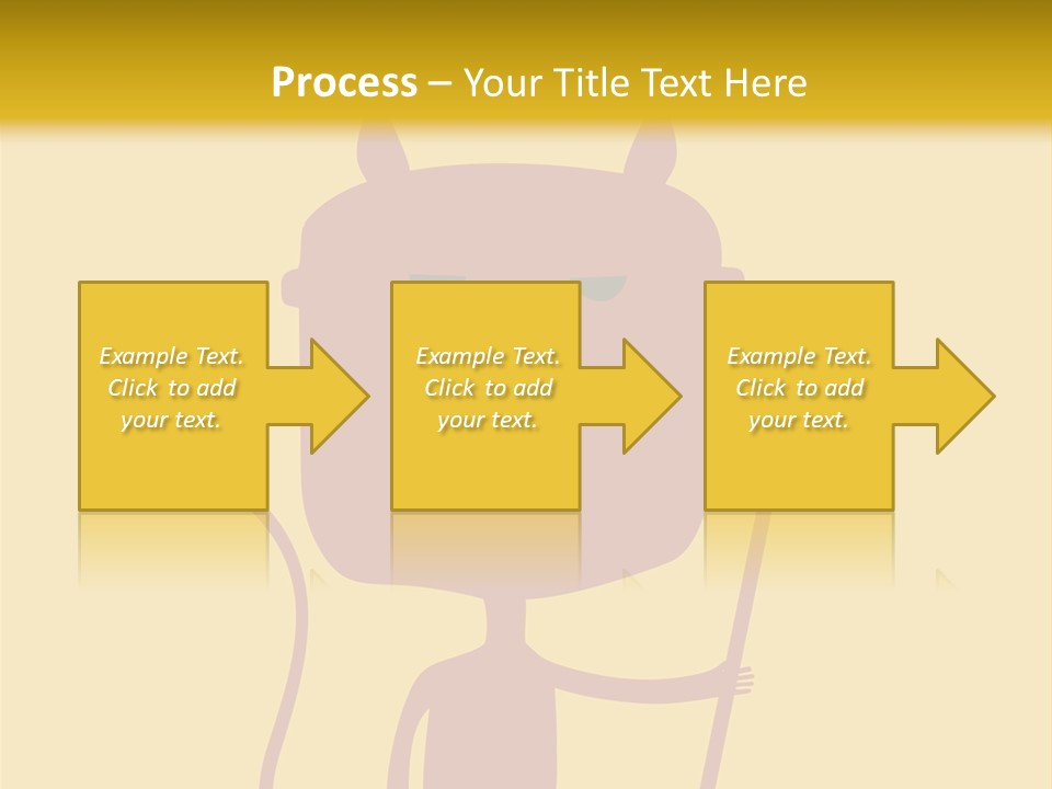 Illustration Luck Funny PowerPoint Template