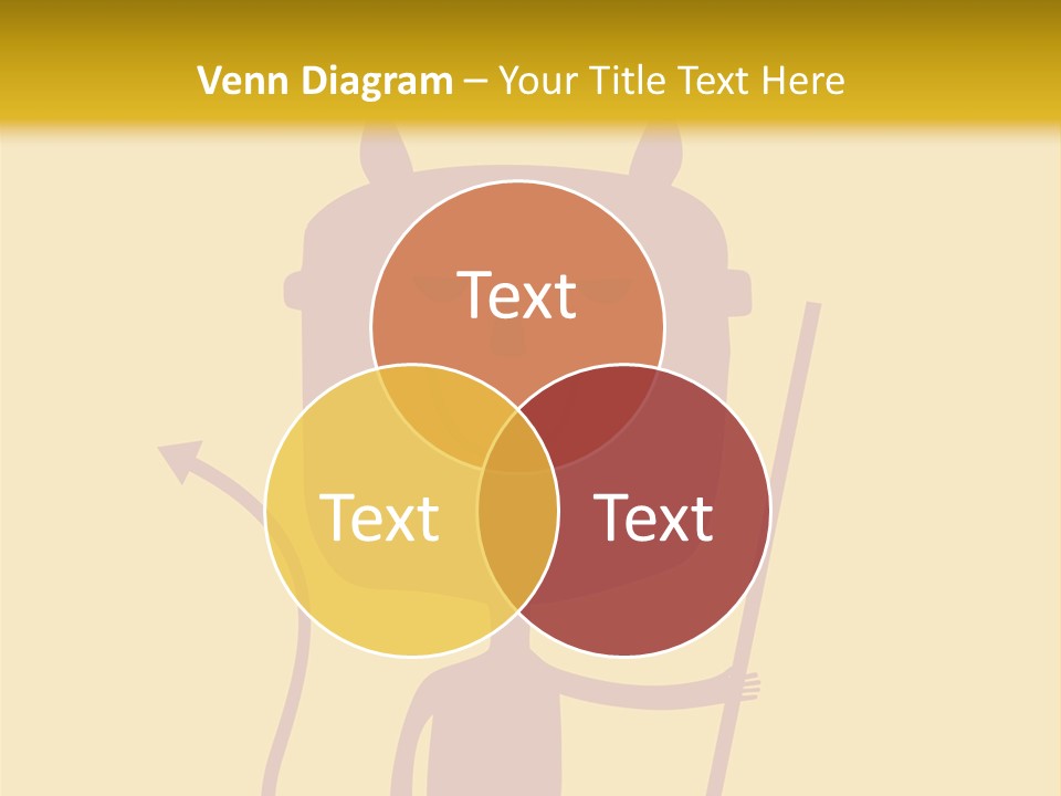 Illustration Luck Funny PowerPoint Template