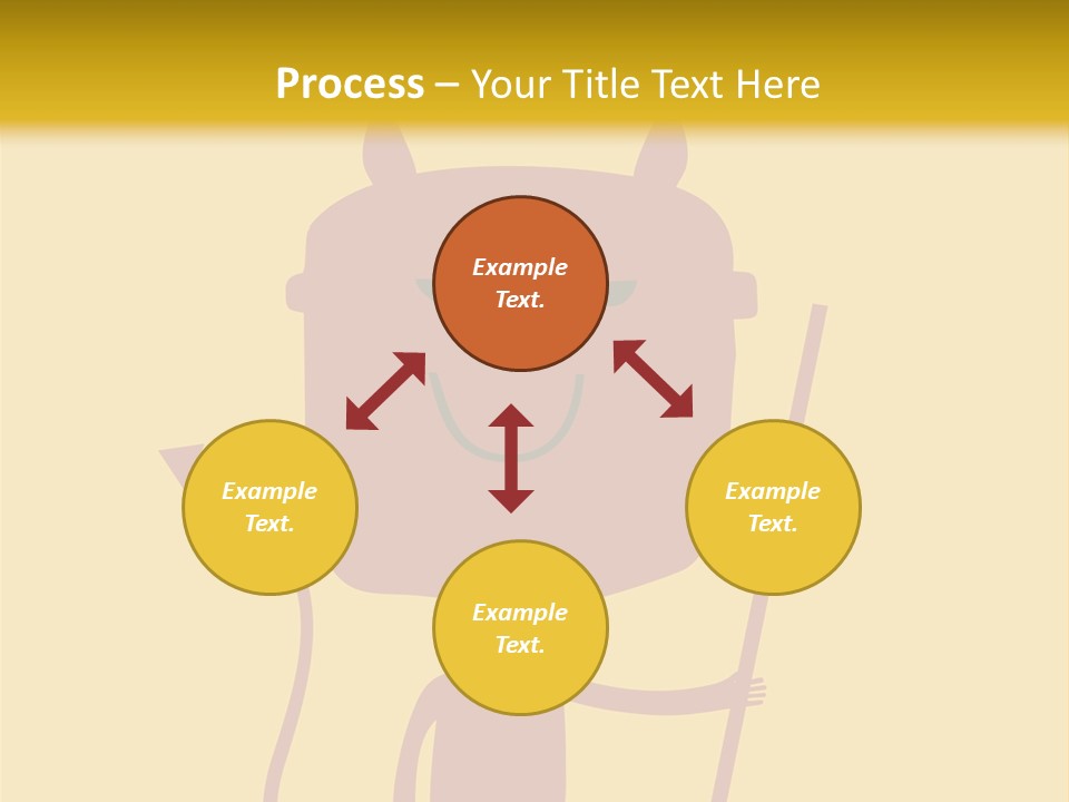 Illustration Luck Funny PowerPoint Template