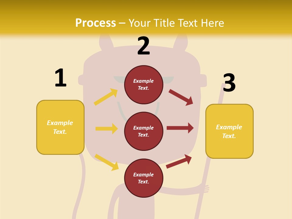 Illustration Luck Funny PowerPoint Template