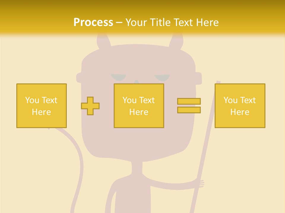 Illustration Luck Funny PowerPoint Template