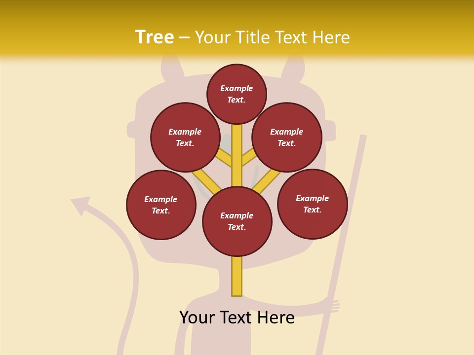 Illustration Luck Funny PowerPoint Template