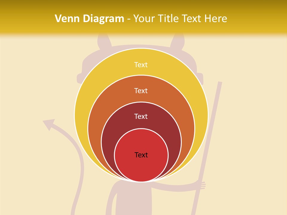 Illustration Luck Funny PowerPoint Template