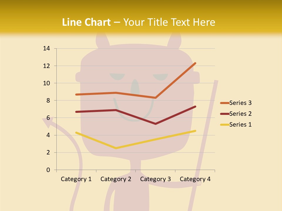 Illustration Luck Funny PowerPoint Template