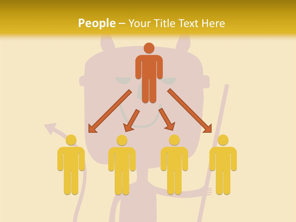 Illustration Luck Funny PowerPoint Template