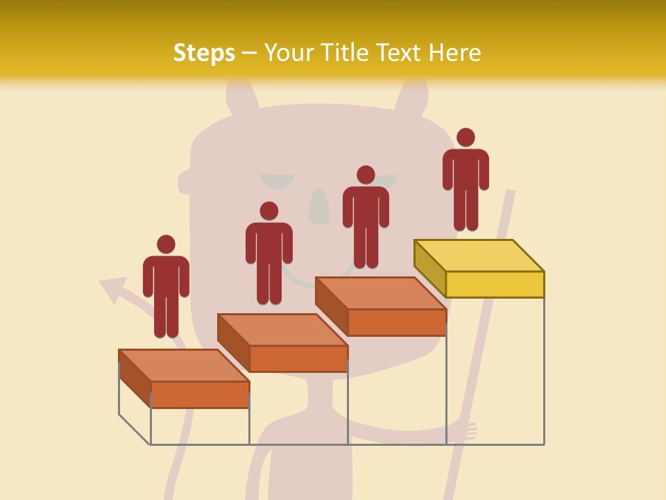 Illustration Luck Funny PowerPoint Template