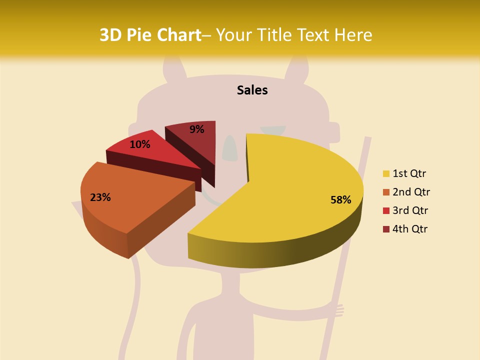 Illustration Luck Funny PowerPoint Template