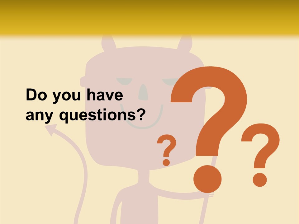 Illustration Luck Funny PowerPoint Template