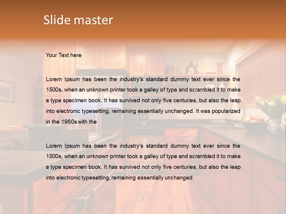Appliances Cabinets Free PowerPoint Template