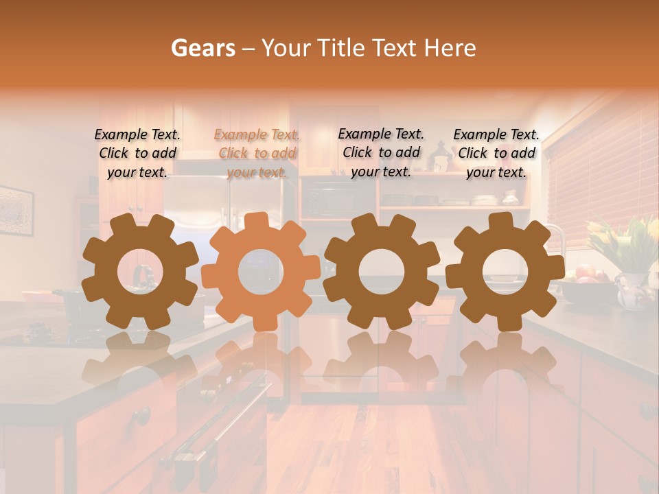 Appliances Cabinets Free PowerPoint Template