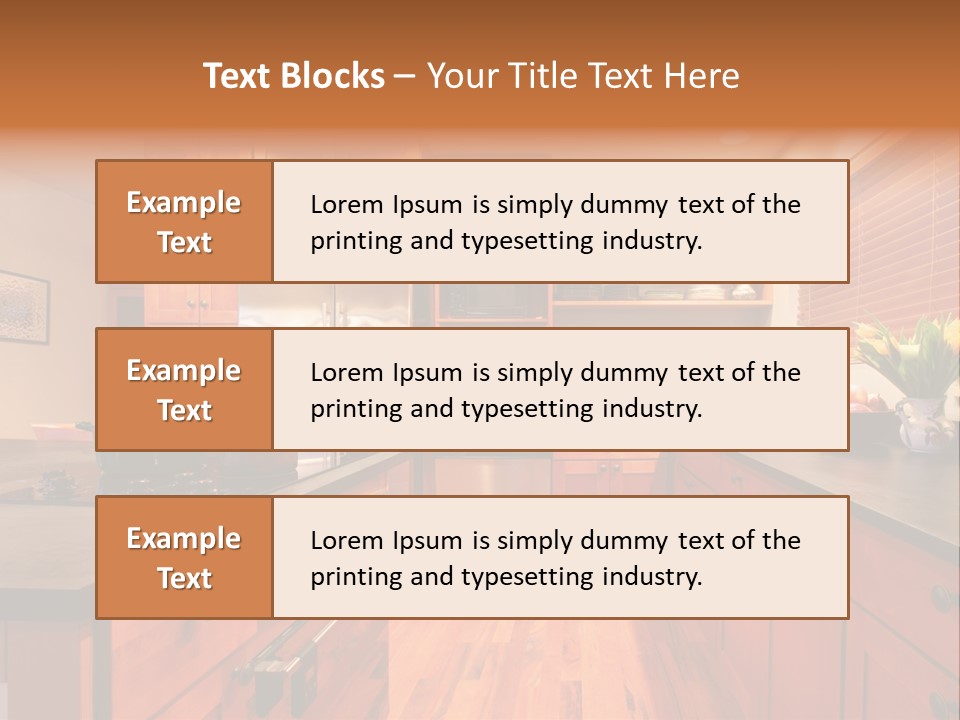 Appliances Cabinets Free PowerPoint Template