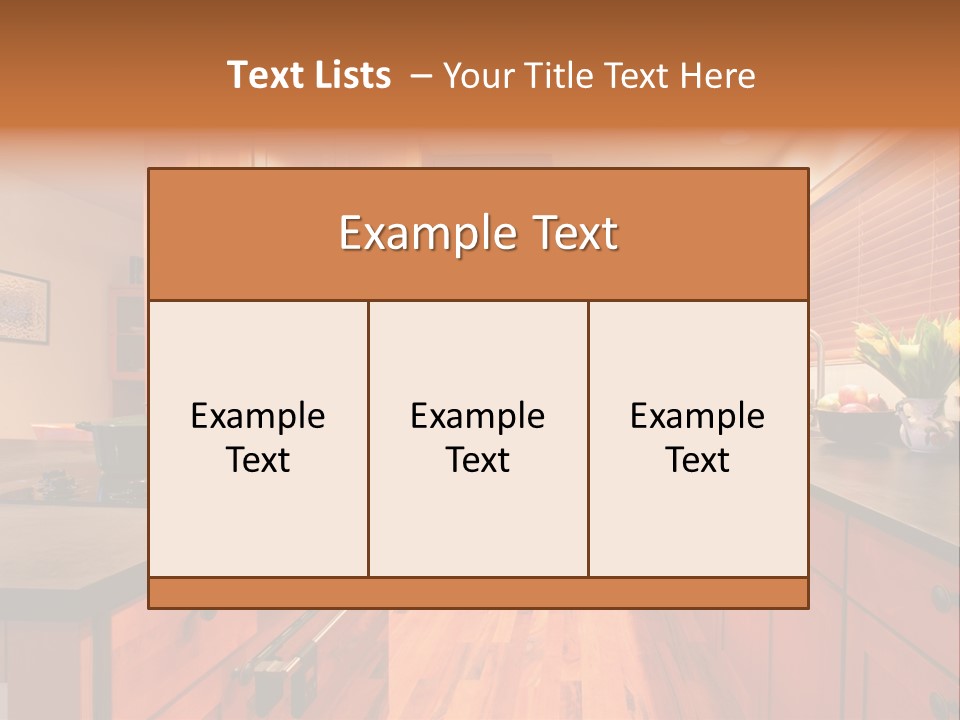 Appliances Cabinets Free PowerPoint Template