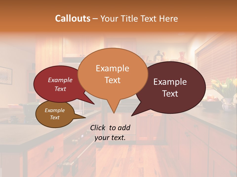 Appliances Cabinets Free PowerPoint Template