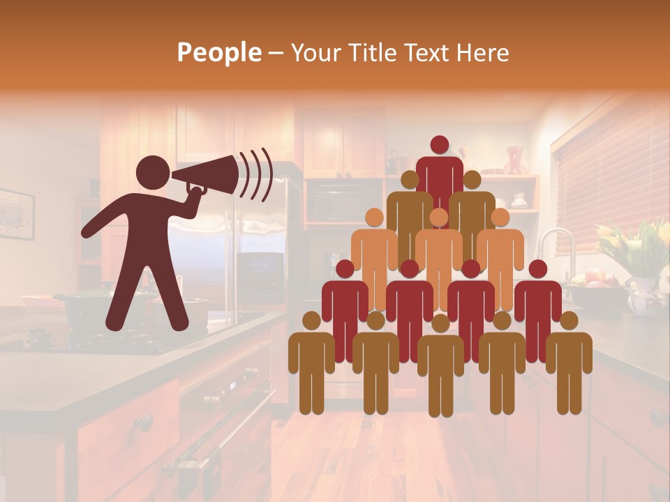 Appliances Cabinets Free PowerPoint Template