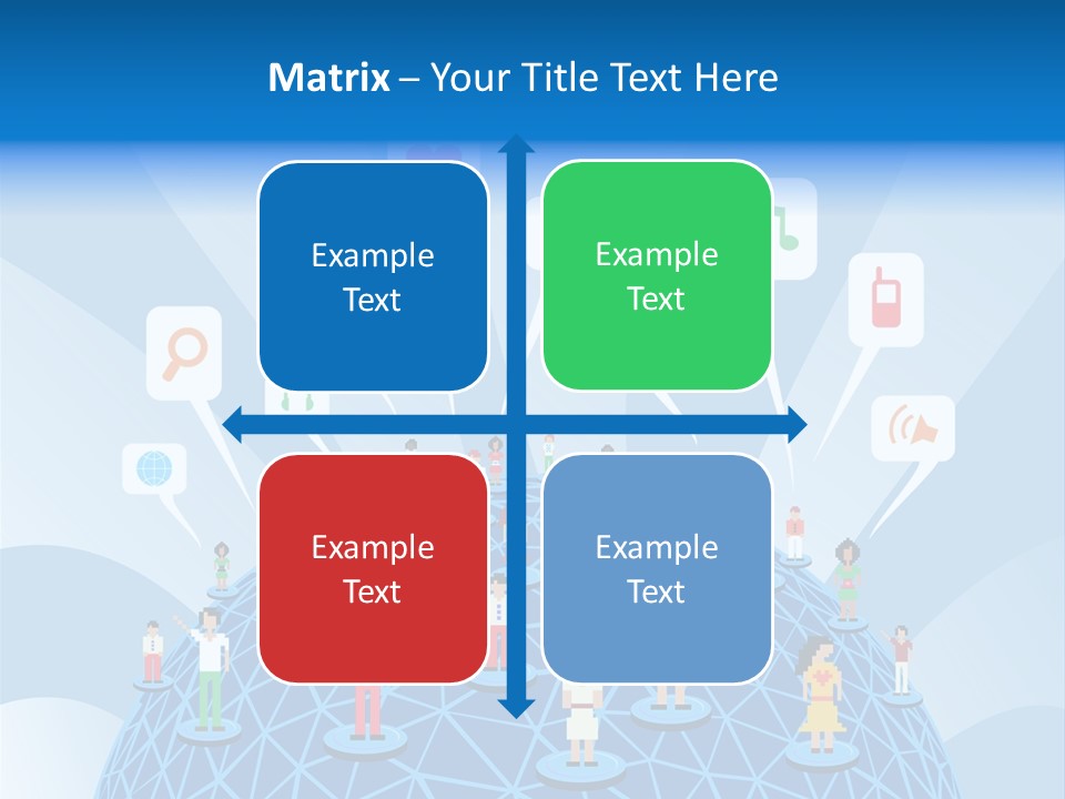 Group People Partnership PowerPoint Template