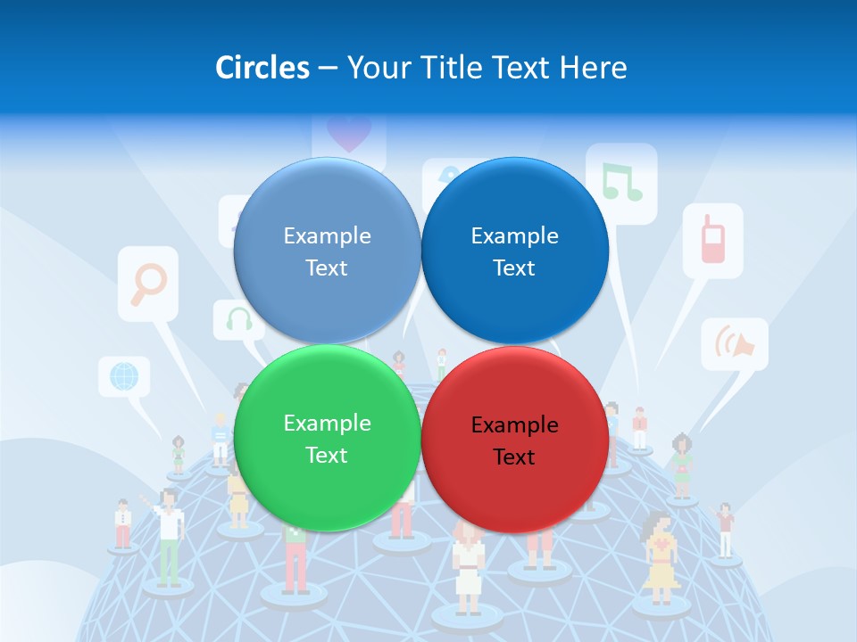 Group People Partnership PowerPoint Template