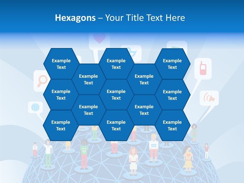 Group People Partnership PowerPoint Template