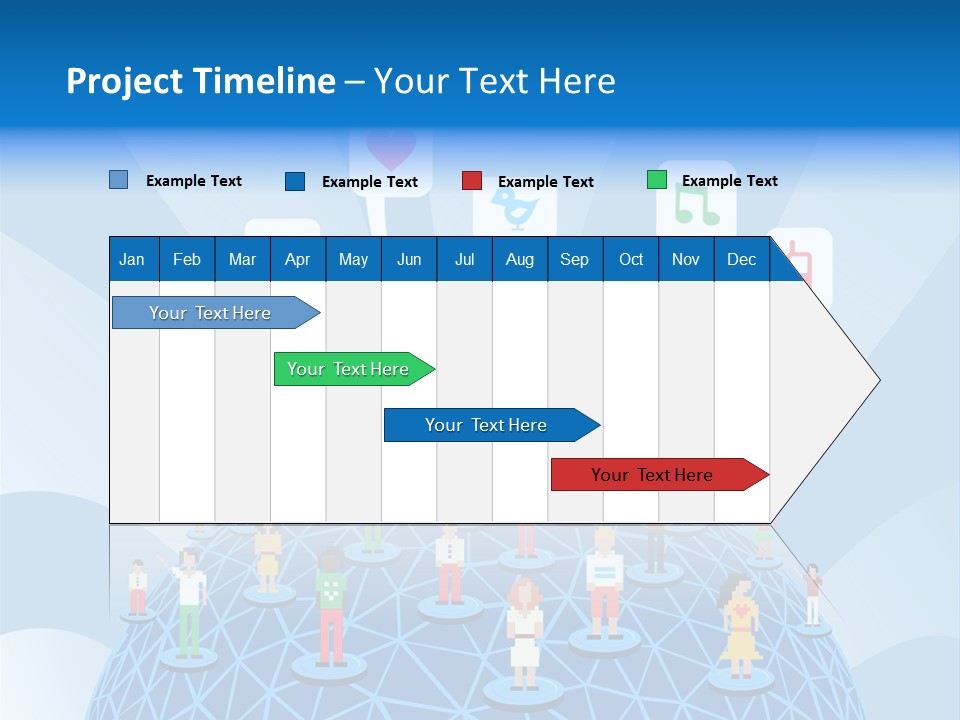 Group People Partnership PowerPoint Template