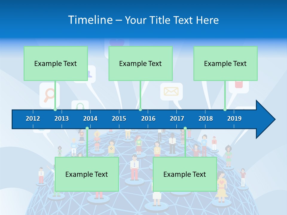 Group People Partnership PowerPoint Template