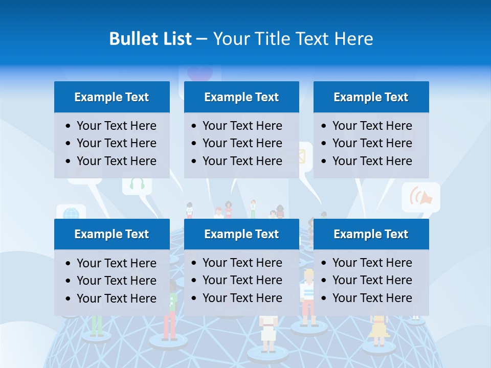 Group People Partnership PowerPoint Template