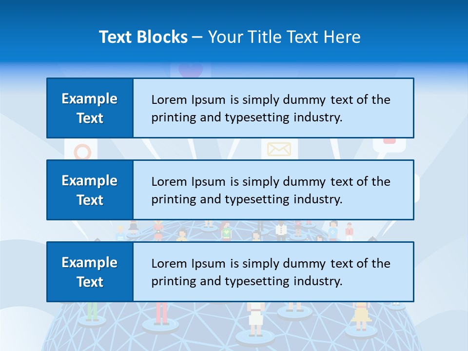 Group People Partnership PowerPoint Template