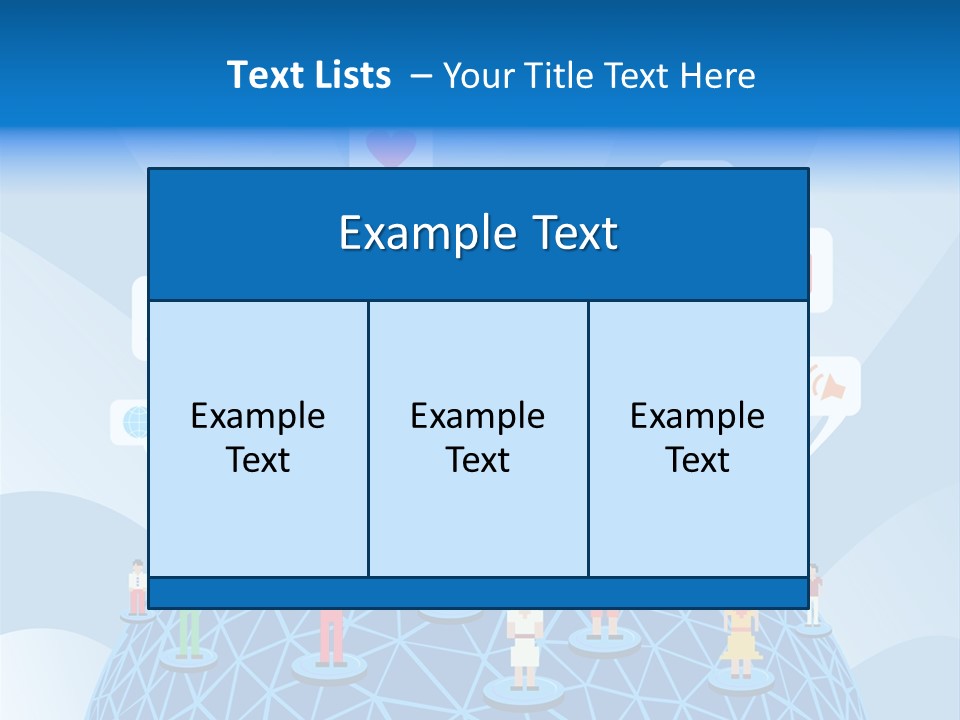 Group People Partnership PowerPoint Template