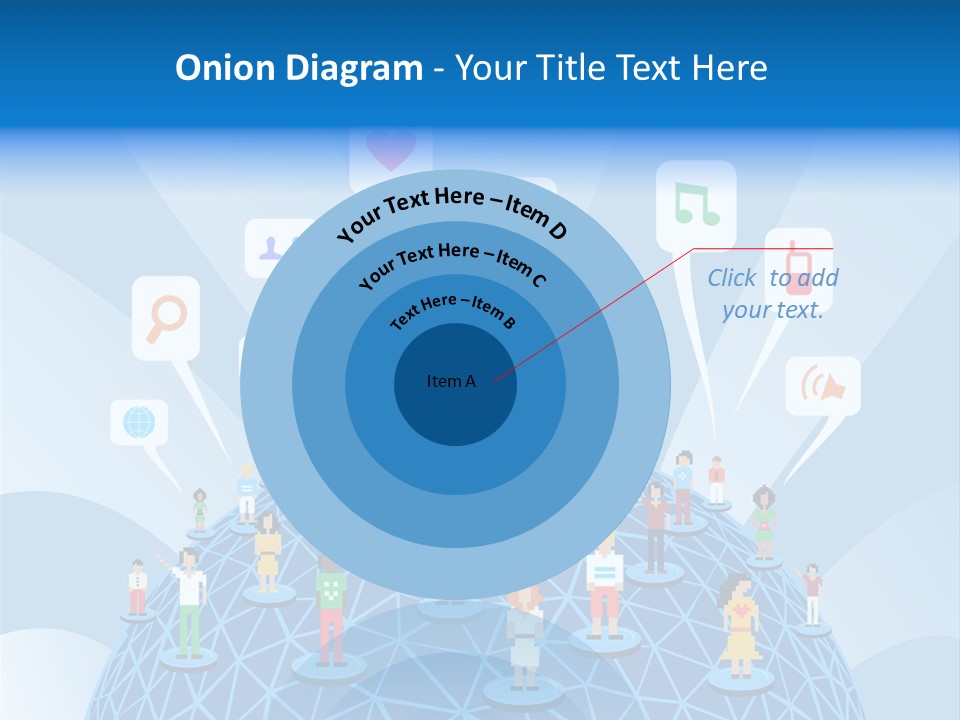 Group People Partnership PowerPoint Template