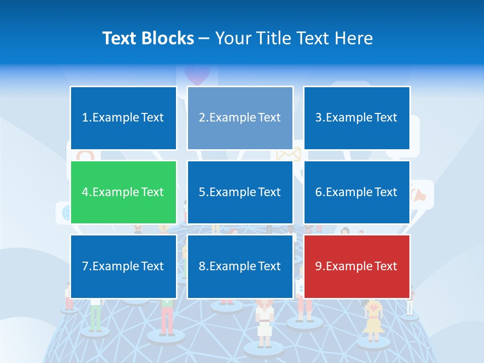 Group People Partnership PowerPoint Template