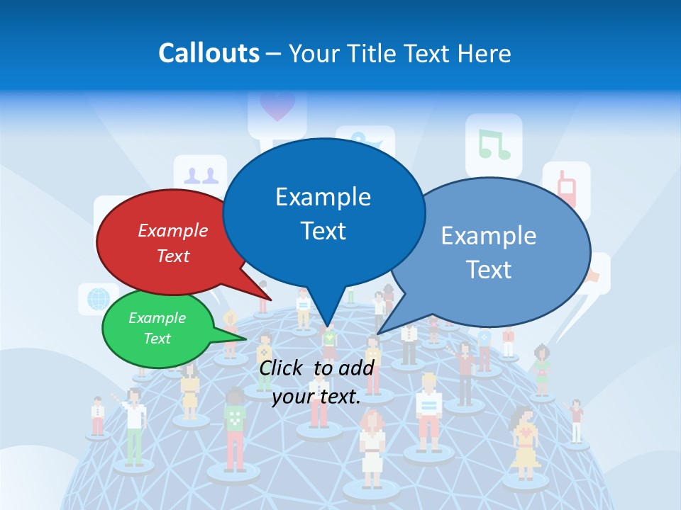 Group People Partnership PowerPoint Template
