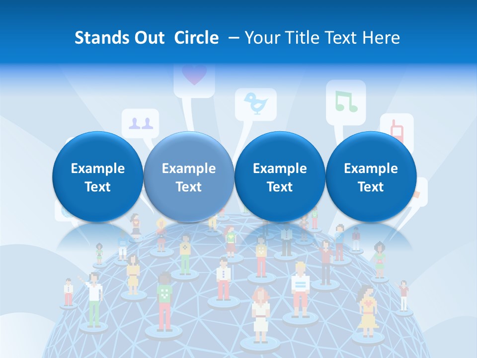 Group People Partnership PowerPoint Template