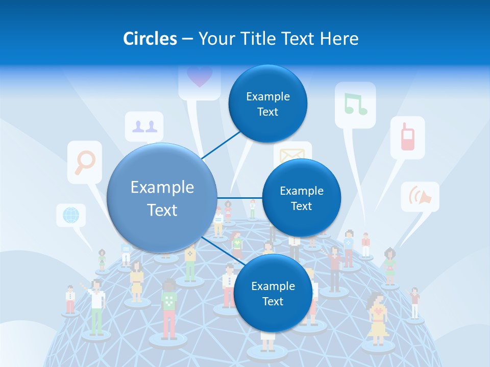 Group People Partnership PowerPoint Template