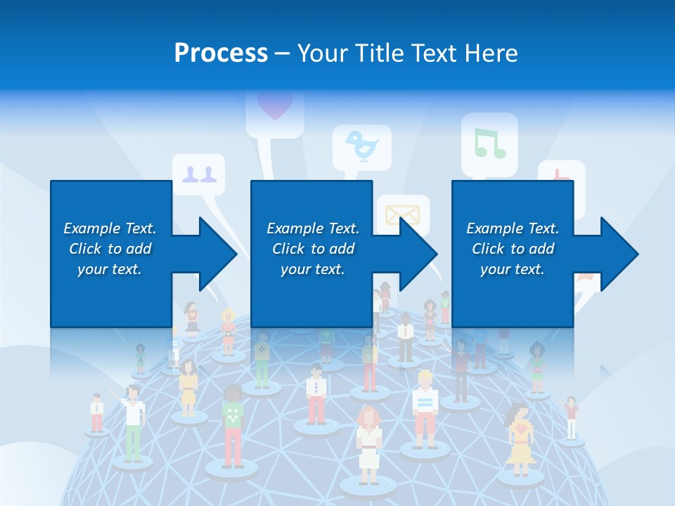 Group People Partnership PowerPoint Template