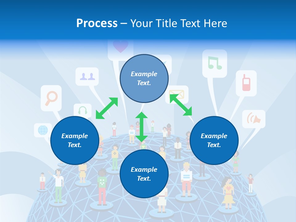 Group People Partnership PowerPoint Template