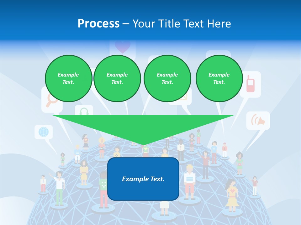 Group People Partnership PowerPoint Template