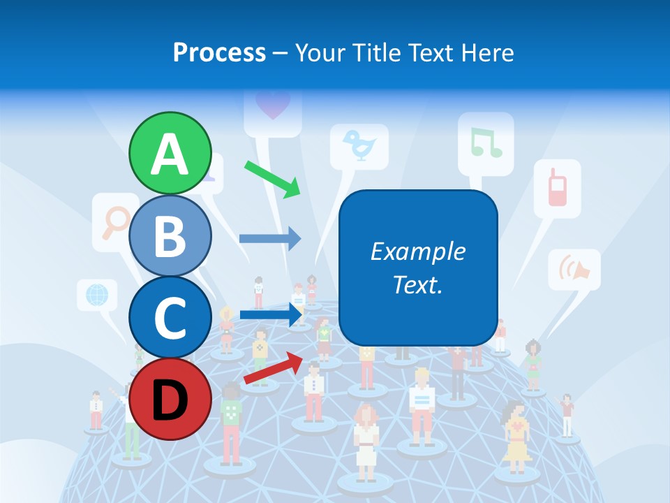 Group People Partnership PowerPoint Template