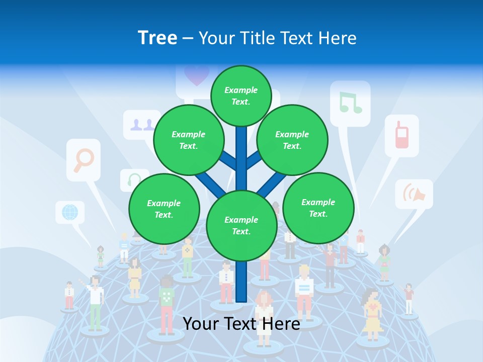 Group People Partnership PowerPoint Template