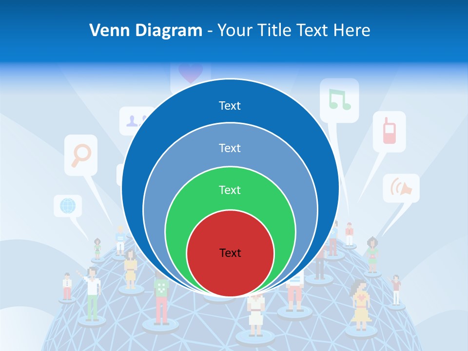 Group People Partnership PowerPoint Template