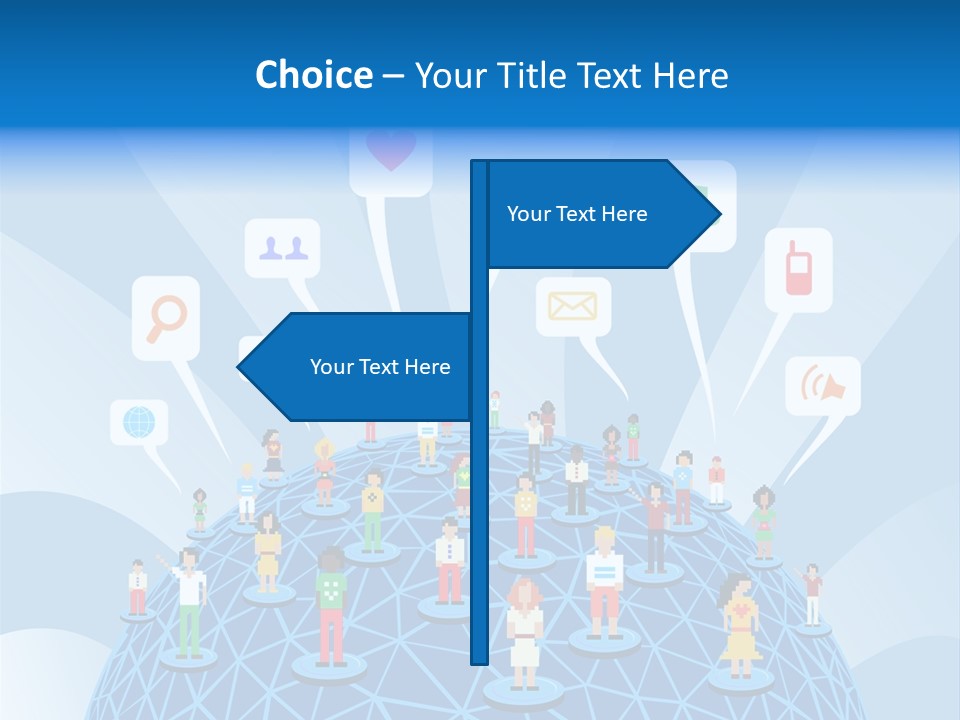 Group People Partnership PowerPoint Template
