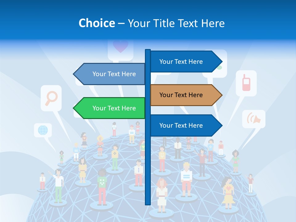 Group People Partnership PowerPoint Template