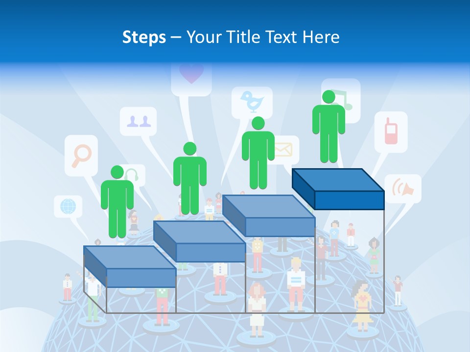 Group People Partnership PowerPoint Template