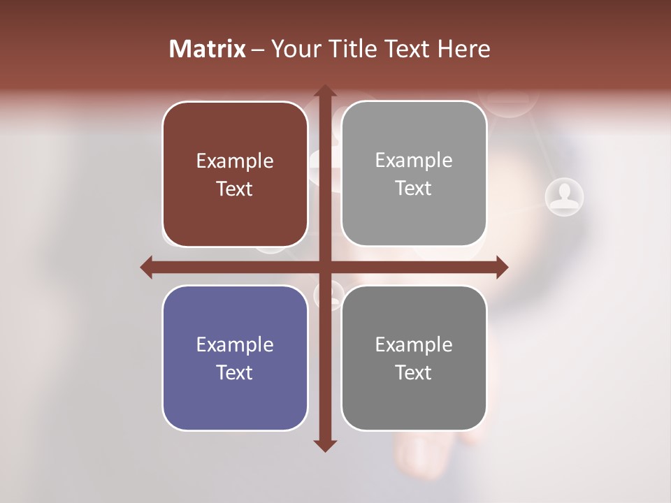 Community Touchscreen Icon PowerPoint Template