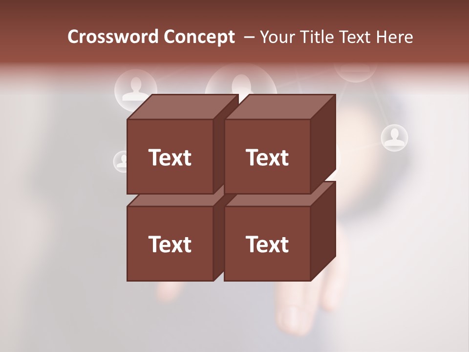 Community Touchscreen Icon PowerPoint Template