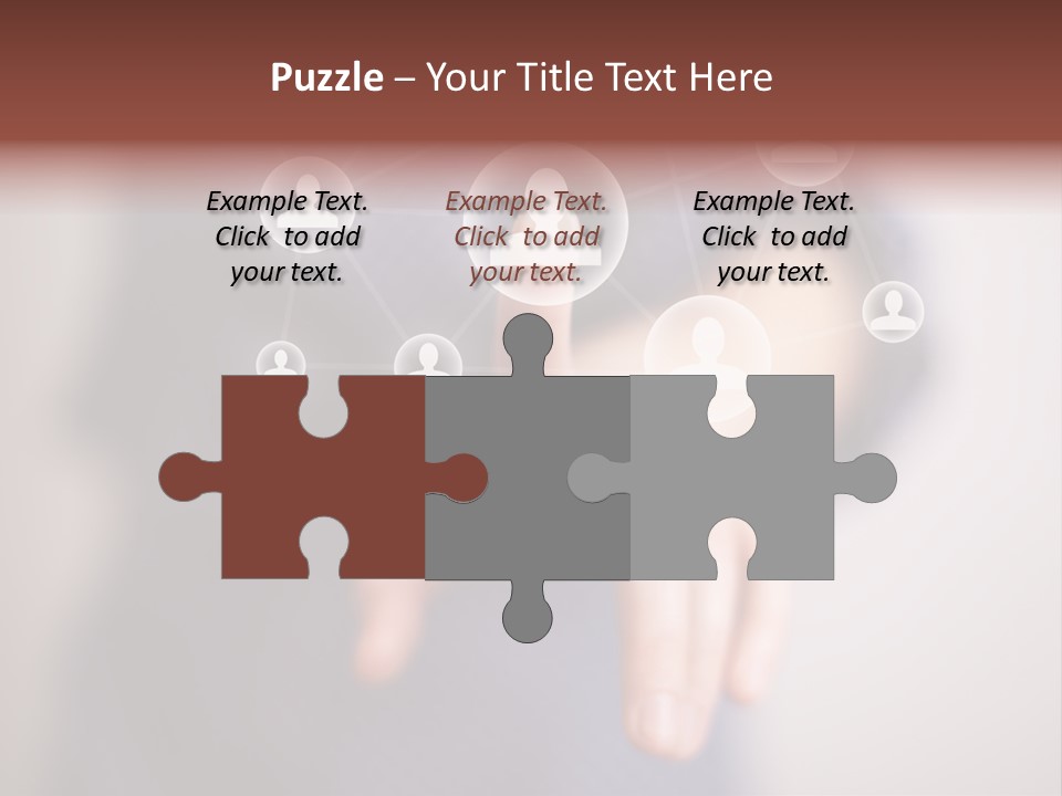 Community Touchscreen Icon PowerPoint Template