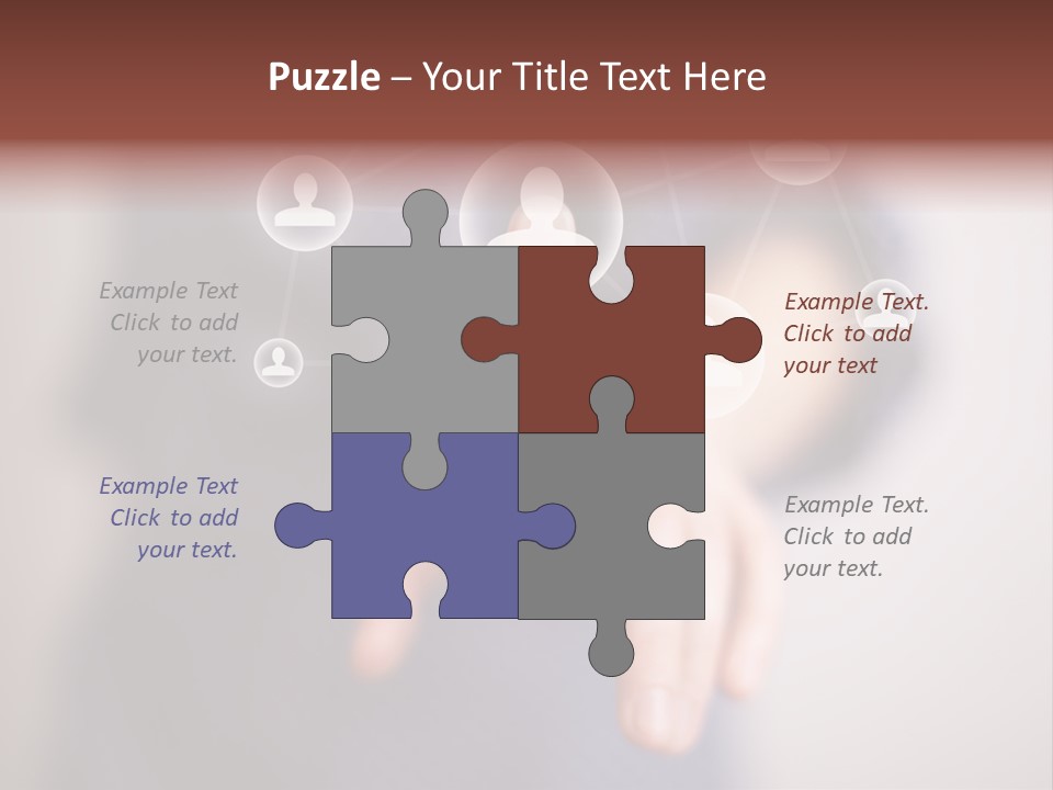 Community Touchscreen Icon PowerPoint Template